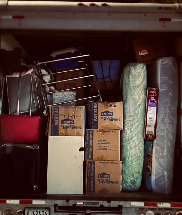 Neatly organized boxes